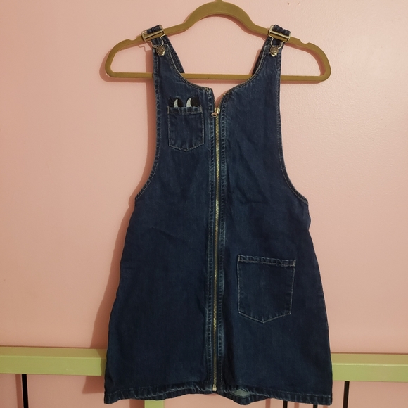 Forever 21 denim overall dress - Picture 1 of 4